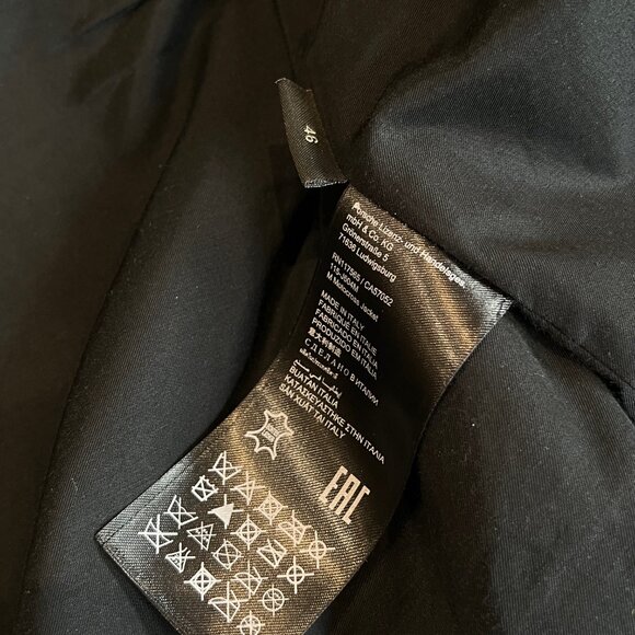 Porsche Design by BOSS Men’s Leather Biker Jacket - Picture 9 of 11